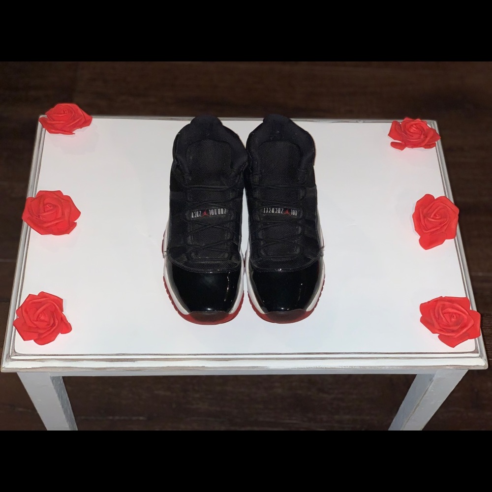 Black, Red, and White Jordan's